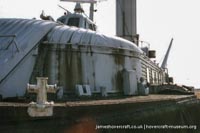 BH7 being moved to The Hovercraft Museum